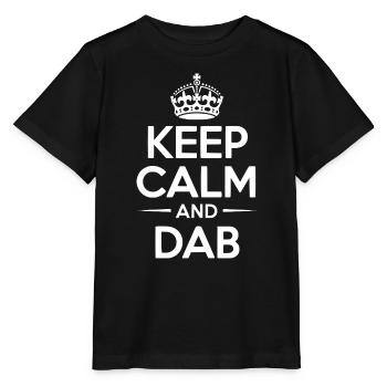 Bleib ruhig und dab - Stanley/Stella Kinder T-Shirt MINI CREATOR  - Schwarz - Vorne - Mikhail (115cm)