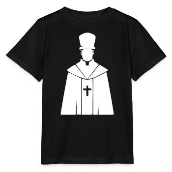 Priester Pfarrer Theologie Geschenk  - Stanley/Stella Kinder T-Shirt MINI CREATOR  - Schwarz - Vorne - Mikhail (115cm)