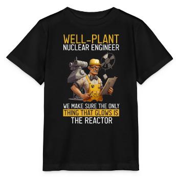 Kernenergie Spruch für Kernenergie - Stanley/Stella Kinder T-Shirt MINI CREATOR  - Schwarz - Vorne - Mikhail (115cm)