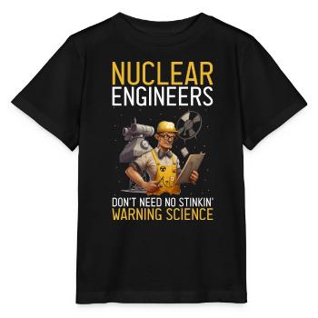 Nuklearingenieur für Kernkraftwerk und Kernenergie - Stanley/Stella Kinder T-Shirt MINI CREATOR  - Schwarz - Vorne - Mikhail (115cm)