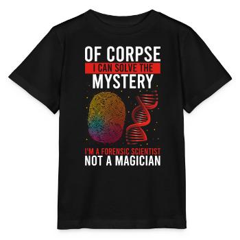 Forensische Kriminologie und Tatort-Ermittler - Stanley/Stella Kinder T-Shirt MINI CREATOR  - Schwarz - Vorne - Mikhail (115cm)