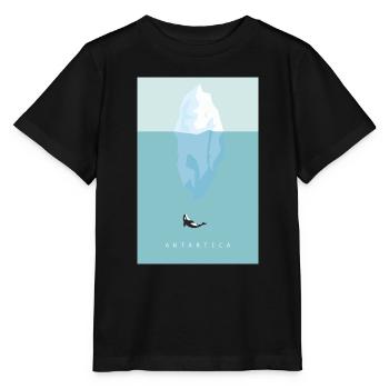 Antarctique - T-shirt bio MINI CREATOR Stanley/Stella Enfant - noir - Devant - Mikhail (115cm)