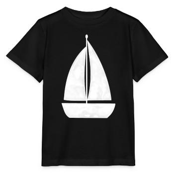 Sailing ship, sailboat, - Stanley/Stella MINI CREATOR Kids’ T-Shirt - black - Front - Mikhail (115cm)