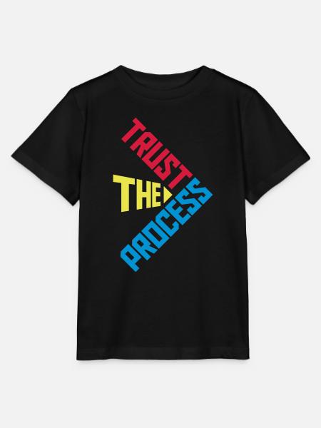 trust the process Zitat - Stanley/Stella Kinder T-Shirt MINI CREATOR  - Schwarz