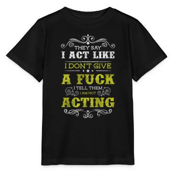 Rebel Anti Social Motto - Stanley/Stella MINI CREATOR Kids’ T-Shirt - black - Front - Mikhail (115cm)