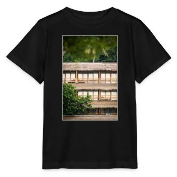 hotel under palm trees - Stanley/Stella Kinder T-Shirt MINI CREATOR  - Schwarz - Vorne - Mikhail (115cm)