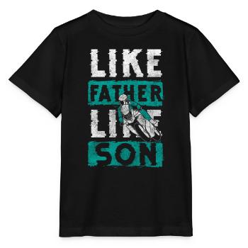 Motorcycle Motocross Trail Terrain - Stanley/Stella MINI CREATOR Kids’ T-Shirt - black - Front - Mikhail (115cm)