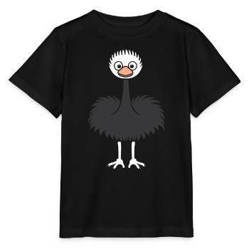ostrich - Stanley/Stella MINI CREATOR Kids’ T-Shirt - black - Front - Mikhail (115cm)