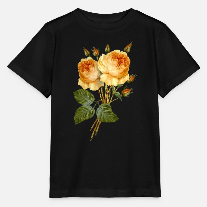 Fleur - T-shirt bio MINI CREATOR Stanley/Stella Enfant - noir