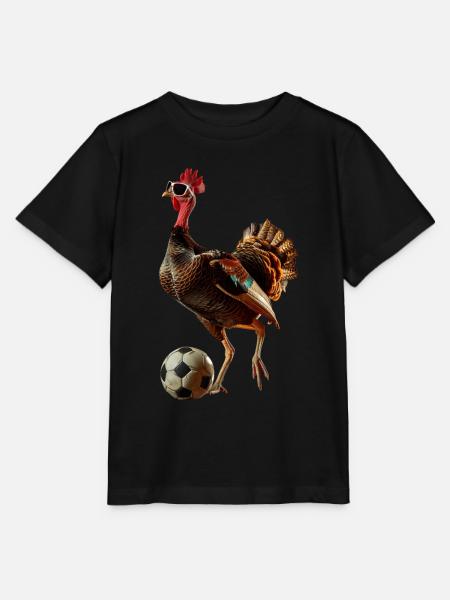 Truthahn - Stanley/Stella Kinder T-Shirt MINI CREATOR  - Schwarz