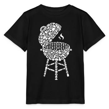 Grill BBQ Barbecue Grill Master Grilling Men - T-shirt bio MINI CREATOR Stanley/Stella Enfant - noir - Devant - Mikhail (115cm)