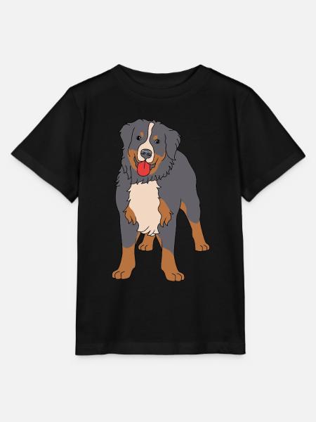Berner Sennenhund - Stanley/Stella Kinder T-Shirt MINI CREATOR  - Schwarz
