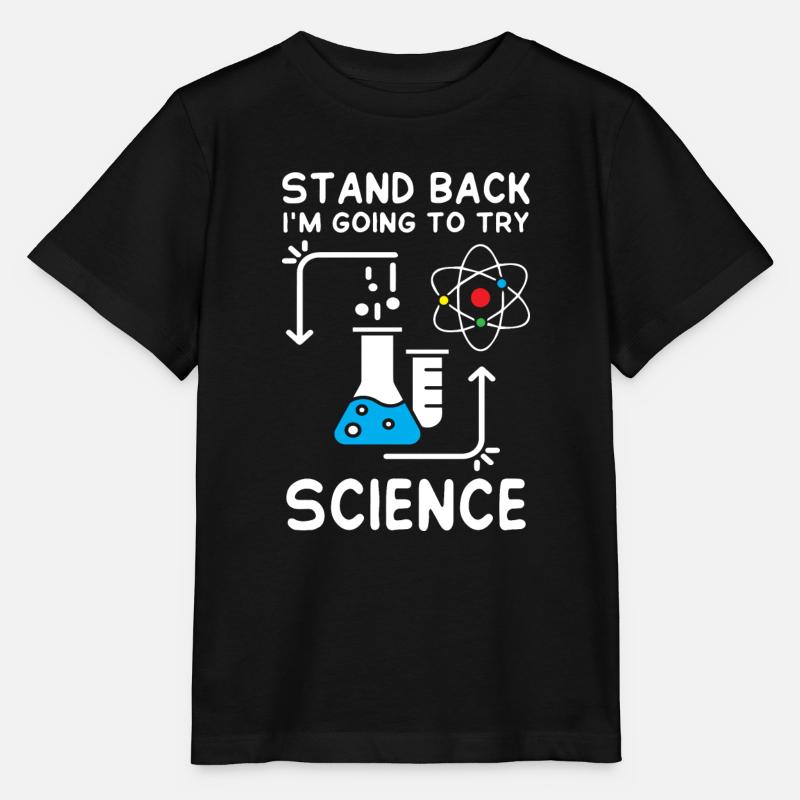 Je vais essayer la science - T-shirt bio MINI CREATOR Stanley/Stella Enfant - noir