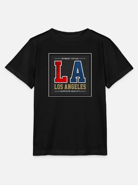 Los Angeles - Stanley/Stella Kinder T-Shirt MINI CREATOR  - Schwarz