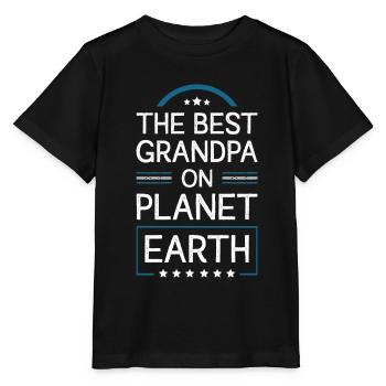 Bester Opa Spruch - Stanley/Stella Kinder T-Shirt MINI CREATOR  - Schwarz - Vorne - Mikhail (115cm)