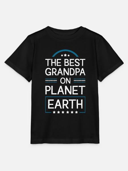 Bester Opa Spruch - Stanley/Stella Kinder T-Shirt MINI CREATOR  - Schwarz