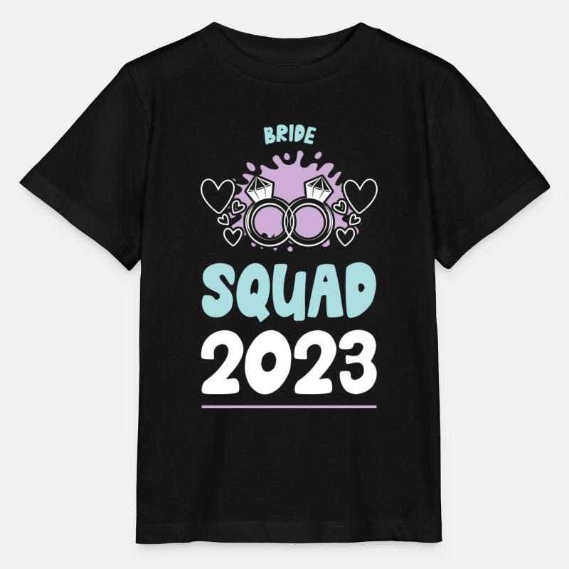 Équipe Bride Squad 2023 - T-shirt bio MINI CREATOR Stanley/Stella Enfant - noir