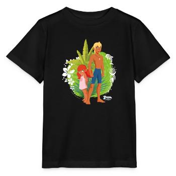 Zoom Der Weiße Delfin Yann & Marina - Stanley/Stella Kinder T-Shirt MINI CREATOR  - Schwarz - Vorne - Mikhail (115cm)