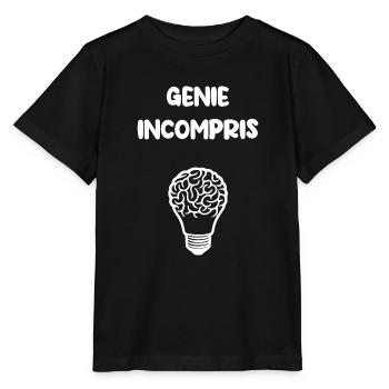 Génie incompris - T-shirt bio MINI CREATOR Stanley/Stella Enfant - noir - Devant - Mikhail (115cm)