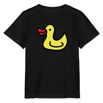 Entchen - Ente 3 - Stanley/Stella Kinder T-Shirt MINI CREATOR  - Schwarz - Vorne - Mikhail (115cm)