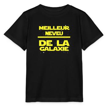 neveu - T-shirt bio MINI CREATOR Stanley/Stella Enfant - noir - Devant - Mikhail (115cm)