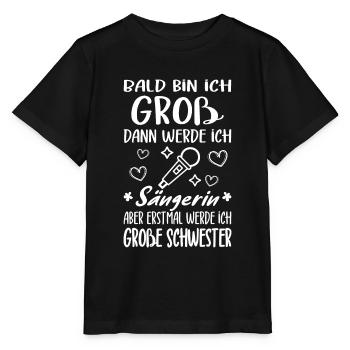I'm going to be big sister singer offspring idea - Stanley/Stella MINI CREATOR Kids’ T-Shirt - black - Front - Mikhail (115cm)