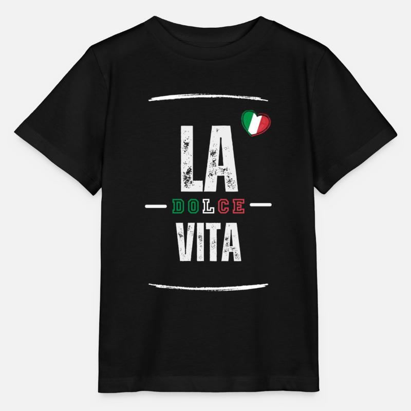 La dolce Vita Bella Italia - T-shirt bio MINI CREATOR Stanley/Stella Enfant - noir