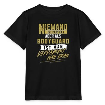 Bodyguard Personenschützer Leibwächter Geschenk - Stanley/Stella Kinder T-Shirt MINI CREATOR  - Schwarz - Vorne - Mikhail (115cm)
