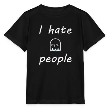 Ich hasse Leute - Stanley/Stella Kinder T-Shirt MINI CREATOR  - Schwarz - Vorne - Mikhail (115cm)