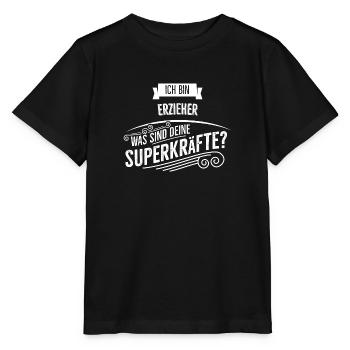 Erzieher - Stanley/Stella Kinder T-Shirt MINI CREATOR  - Schwarz - Vorne - Mikhail (115cm)