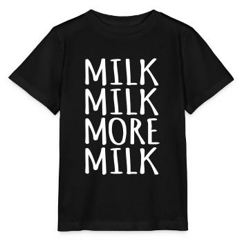 Lait Amateurs de lait - T-shirt bio MINI CREATOR Stanley/Stella Enfant - noir - Devant - Mikhail (115cm)