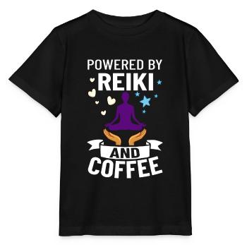 Reiki Healer Energy Healing Music Master Stone - Stanley/Stella MINI CREATOR Kids’ T-Shirt - black - Front - Mikhail (115cm)