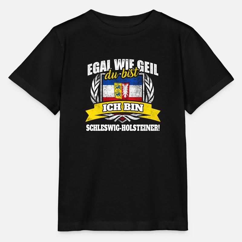 Schleswig-Holsteiner Schleswig-Holstein Geschenk - Stanley/Stella Kinder T-Shirt MINI CREATOR - Schwarz