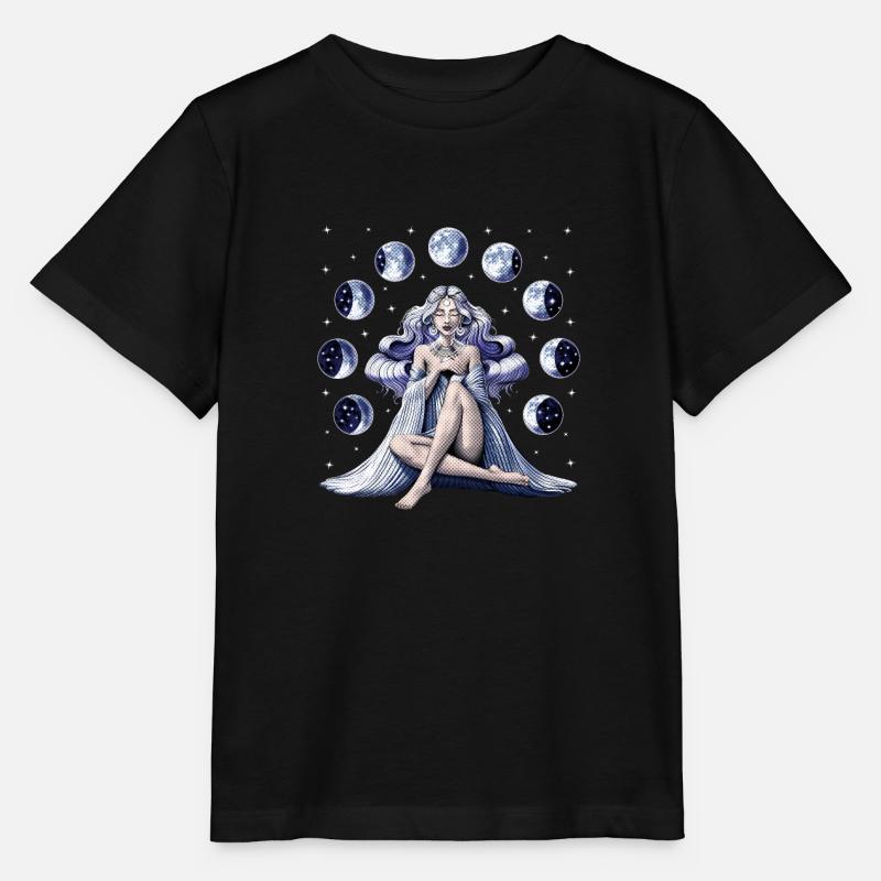 Mondgöttin - Stanley/Stella Kinder T-Shirt MINI CREATOR - Schwarz