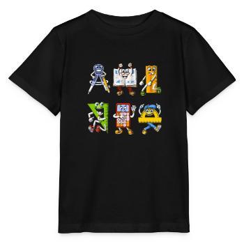 Mathematische Werkzeuge - Stanley/Stella Kinder T-Shirt MINI CREATOR  - Schwarz - Vorne - Mikhail (115cm)