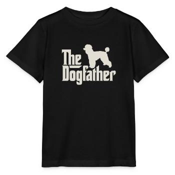 Le Dogfather - caniche caniche caniche - T-shirt bio MINI CREATOR Stanley/Stella Enfant - noir - Devant - Mikhail (115cm)