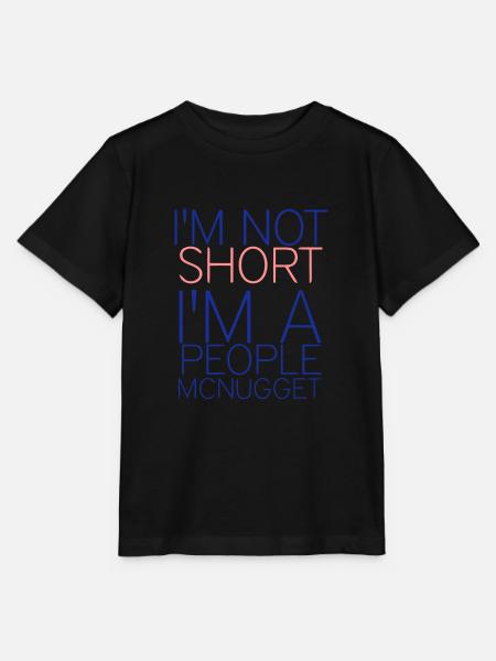 ICH BIN NICHT KLEIN! - Stanley/Stella Kinder T-Shirt MINI CREATOR - Schwarz
