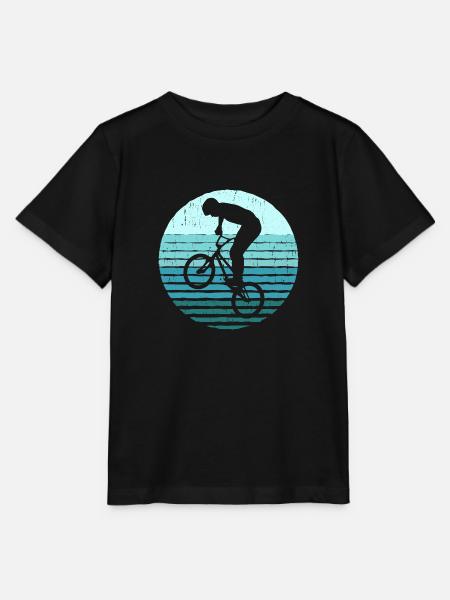 BMX Fahrrad Motiv Retro Freestyle BMX Kinder Junge - Stanley/Stella Kinder T-Shirt MINI CREATOR - Schwarz