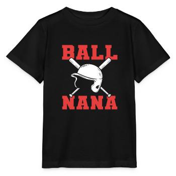 Softball Joueurs de softball - T-shirt bio MINI CREATOR Stanley/Stella Enfant - noir - Devant - Mikhail (115cm)