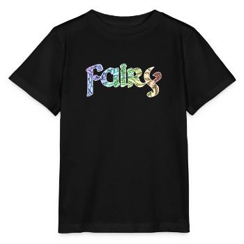 Fairy romantische Schrift - Stanley/Stella Kinder T-Shirt MINI CREATOR  - Schwarz - Vorne - Mikhail (115cm)