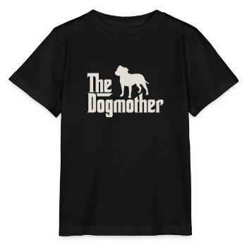 Le Dogmother - Staffordshire Bull Terrier - T-shirt bio MINI CREATOR Stanley/Stella Enfant - noir - Devant - Mikhail (115cm)