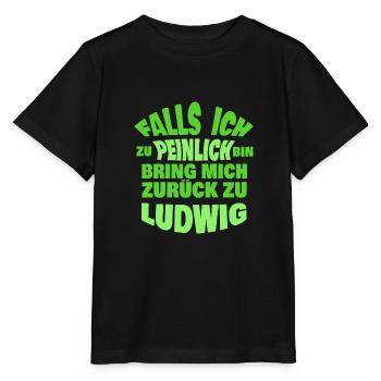 Ludwig as a bachelor party - Stanley/Stella MINI CREATOR Kids’ T-Shirt - black - Front - Mikhail (115cm)