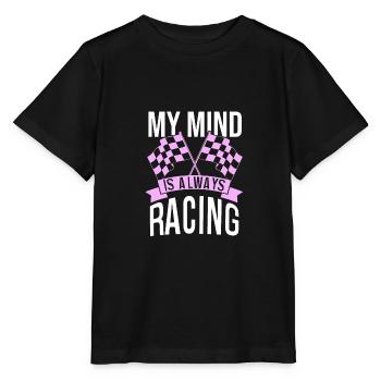 Le sport automobile par passion - T-shirt bio MINI CREATOR Stanley/Stella Enfant - noir - Devant - Mikhail (115cm)