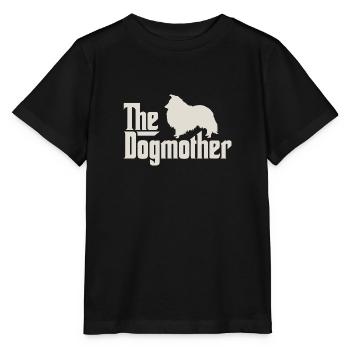 Le Dogmother - Shetland, Sheltie - T-shirt bio MINI CREATOR Stanley/Stella Enfant - noir - Devant - Mikhail (115cm)