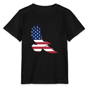 Aigle d’Amérique - T-shirt bio MINI CREATOR Stanley/Stella Enfant - noir - Devant - Mikhail (115cm)