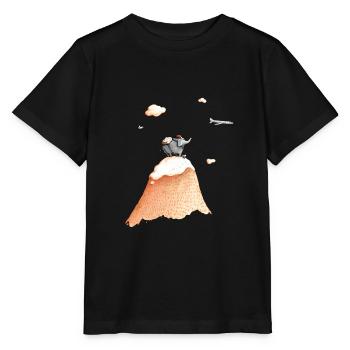 Traveling Elephant - Stanley/Stella MINI CREATOR Kids’ T-Shirt - black - Front - Mikhail (115cm)
