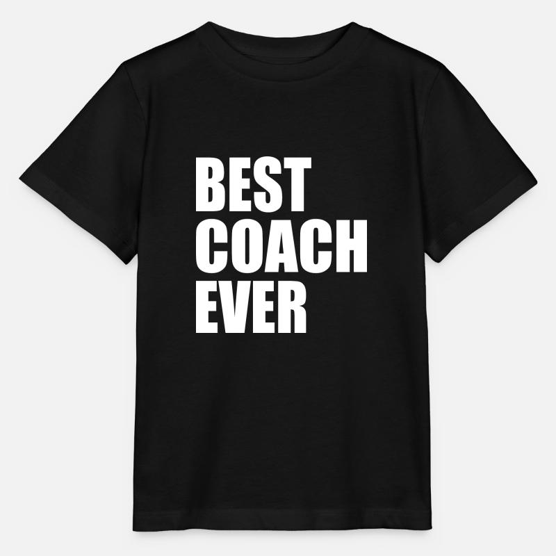Best coach ever - Stanley/Stella Kinder T-Shirt MINI CREATOR - Schwarz