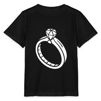 Wedding - Stanley/Stella MINI CREATOR Kids’ T-Shirt - black - Front - Mikhail (115cm)