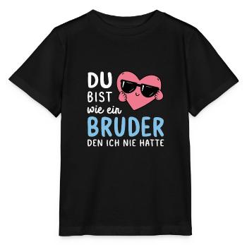 Schwesterherz Bruder-Geschenk Lustig Hochzeit 40. - Stanley/Stella Kinder T-Shirt MINI CREATOR  - Schwarz - Vorne - Mikhail (115cm)
