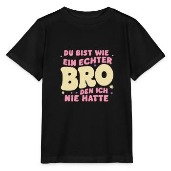 Beste Schwester Bro-Geburtstagsgeschenk Lustig - Stanley/Stella Kinder T-Shirt MINI CREATOR  - Schwarz - Vorne - Mikhail (115cm)